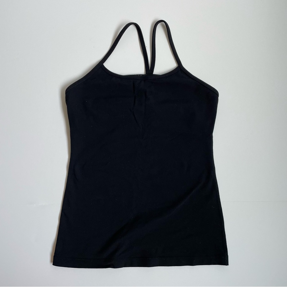 Lululemon Power Y Tank Black size 6